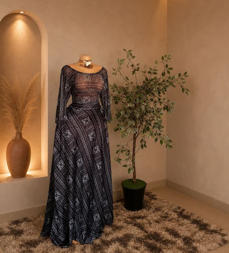 Robe Longue Élégance Noire